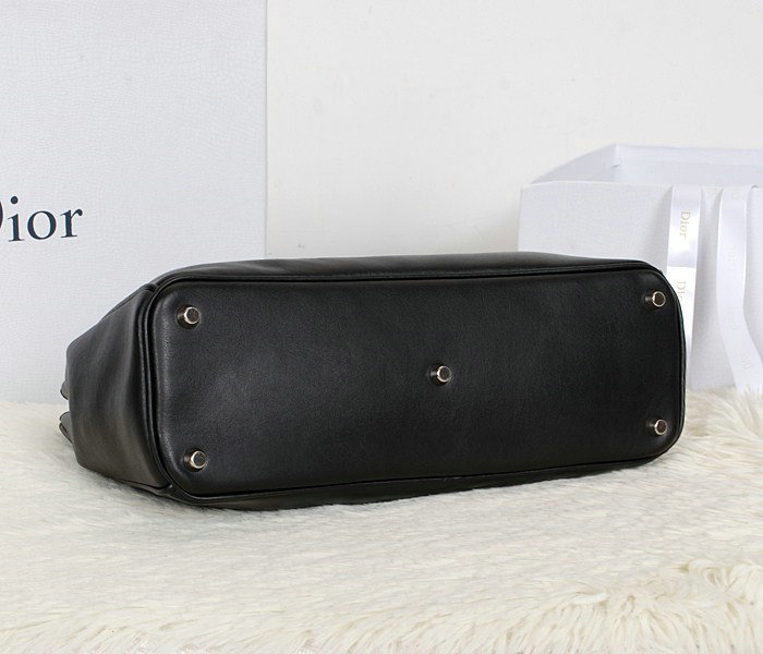 small Christian Dior diorissimo calfskin leather bag 0902 black